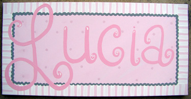 Child's Name Canvas