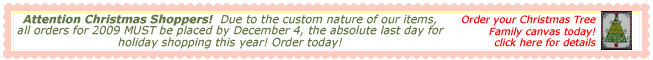 All 2009 orders MUST be placed by November 8...order today!