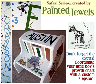 click for information on the Painted Jewels Safari Series growth chart!