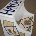Safari Theme Stepstools from Painted Jewels ... click to enlarge