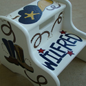Cowboy Series Stepstools from Painted Jewels ... click to enlarge