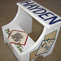 Safari Theme Stepstools from Painted Jewels ... click to enlarge