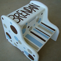 Polka Dot Stripe Stepstools ... click to see more images and place your order!