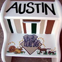 Safari Theme Stepstools from Painted Jewels ... click to enlarge